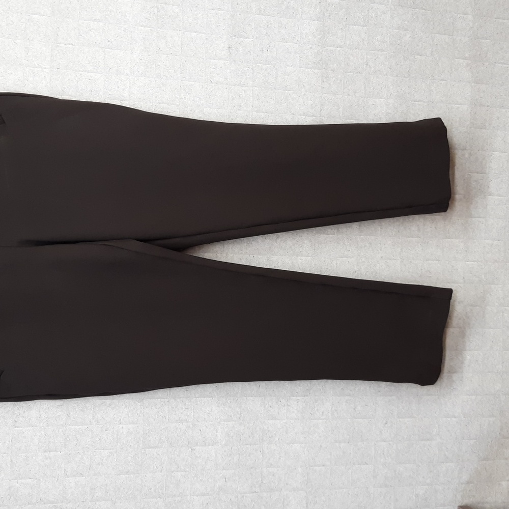 Chico's Dark Brown Knit Pants - Picture 2 of 7